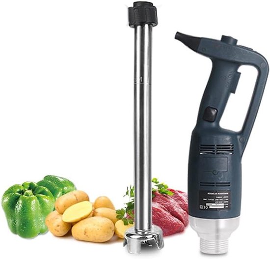 Onderdompeling Blender - Staafmixer Keuken - Voedsel Bereiden - Traploze Snelheid - 86 cm Hoog - Zilver