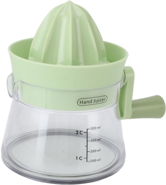 ONF3 - Handmatige Roterende Sapcentrifuge - Fruitextractor - Ideaal voor verse sappen - Groen - Citruspers - Geschikt voor sinaasappels en citro... van Onf3