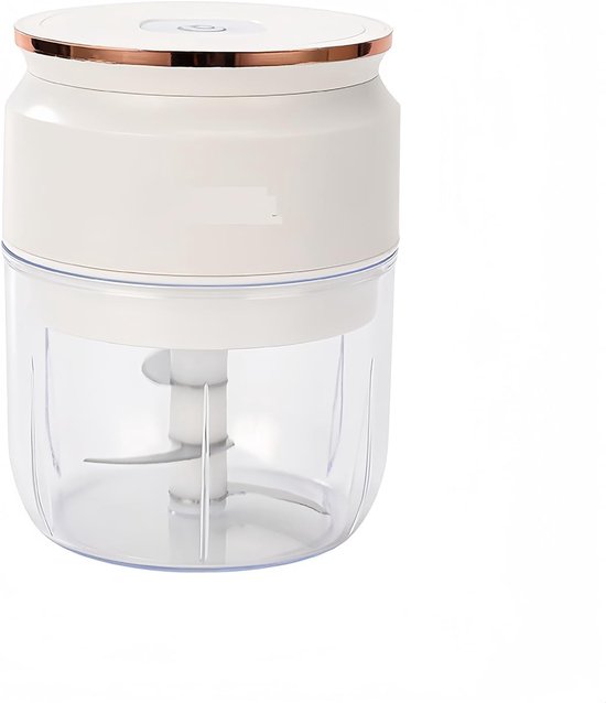 Oplaadbare Elektrische Hakmolen - Draagbare Mini Groentesnijder voor Vlees, Fruit en Uien - 300 ml