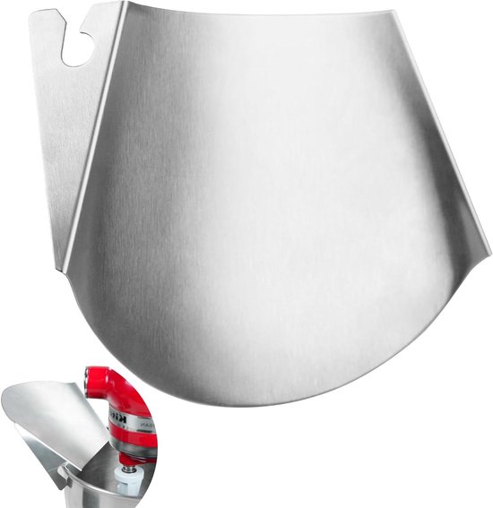 Opzetstuk Staande Mixer - Mixer Accessoire - Ingrediënten Mengen - Roestvrij Staal - 10 x 10 x 10 cm - Zilverkleurig