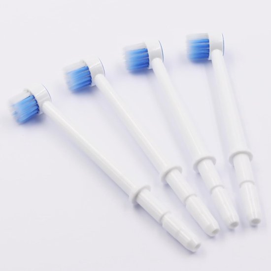 opzetstukken compatibel met Waterpik WP-667 monddouche, 4 borstelkoppunten; voor Waterpik Aquarius WP-660 WP-100 WP-900 WP-580 monddouche