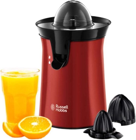 Oranjepers / Citruspers Rood Citruspresse mit 2 Presskegeln / Elektrische citruspers