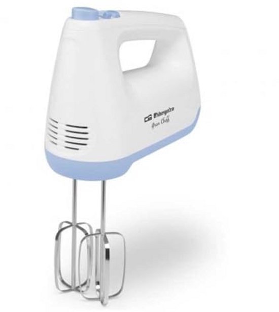 Orbegozo BA 3750 Standmixer, 6 Snelheden Turbofunctie, Compact Formaat, Opbergkom, Afneembare Vaatwasserbestendige Opzetstukken, 400 Watt