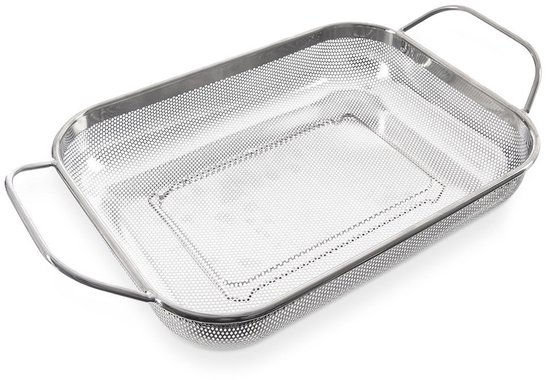 Orion Anett Serie - Roestvrijstalen Keukenzeef - 43x25x9 cm - Stabiele Handgreep van Merkloos