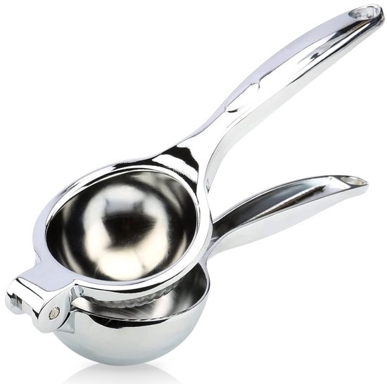 Orion Luxy Serie - Metalen Handmatige Citruspers - 22x7 cm - Ergonomische Handgreep - Vaatwasserbestendig van Orion