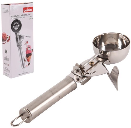 Orion - Roestvrijstalen IJsschep - 5 cm - Ergonomische Handgreep - Ophanggat van Orion