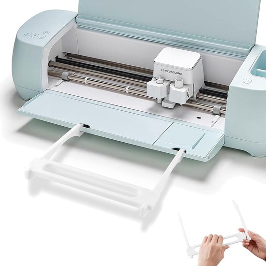 OTCRAFT Uitbreidingsbak voor Cricut Explore Air 2 & Explore 3, ondersteuning voor snijmat, mathouder voor mat, extender accessoires gereedschap 16,7 x 5,6 cm