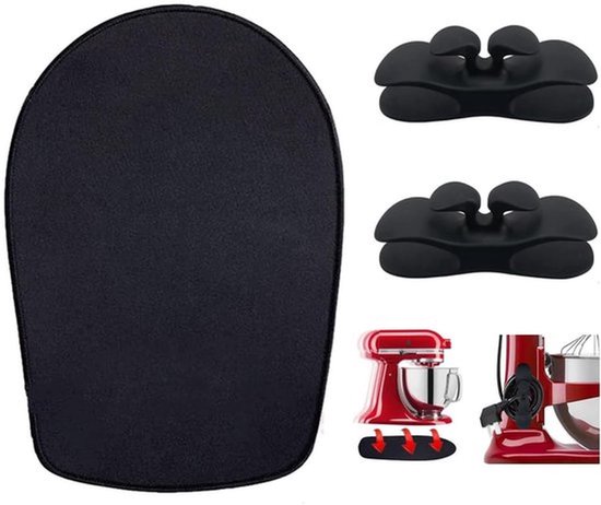 Oudizz Glijplank voor Kitchen Aid Artisan en 2 kabelorganizers - Apparaat Schuifplank accessoires voor 4,5-5 Qt Tilt-Head Kitchen Aid Standmixer