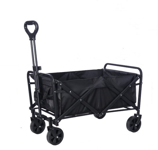 Outbee Bolderkar - Bolderkar Opvouwbaar - Bolderwagen - 70Liter Inhoud - Zwart van Outbee