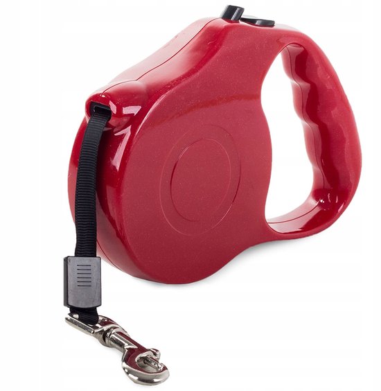 OUYAYING - Automatische Hondenriem - Met Blokkeerfunctie - 5m - Rood van Merkloos