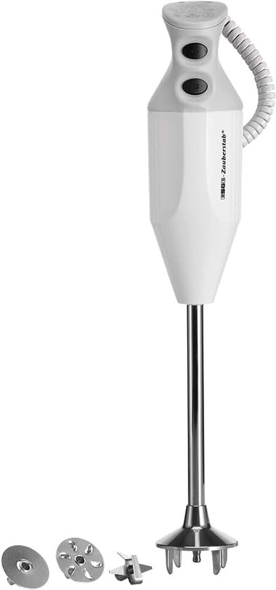 P 200 Profi, staafmixer wit incl. accessoires, tot 17.000 rpm, 90860, wit/grijs