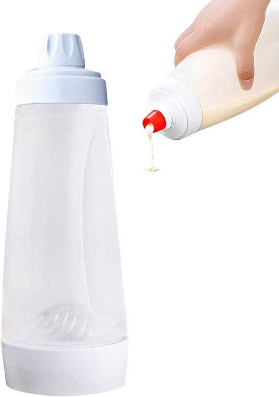 Pannenkoekenbeslag dispenser en mixer voor bakken van cupcakes, muffins en pannenkoeken, 1000 ml
