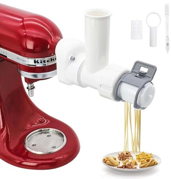 Pasta-accessoire voor Keukenmachine - 6 in 1 Pasta Noodle Maker