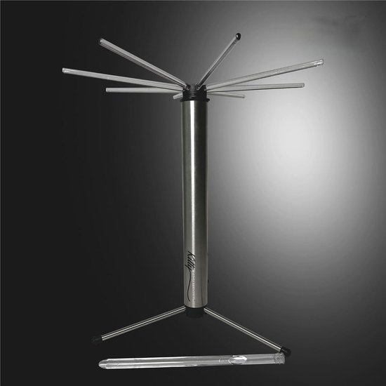 Pasta droger 43 cm - RVS - draaibaar - gelijkmatige droging - ShopVlot
