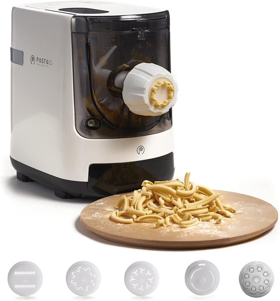 Pasta en deegmachine voor versgemaakte pasta en deeg, tot 800 g per cyclus, automatisch wegen, 5 kegels voor 10 soorten, krachtige motor van Philips