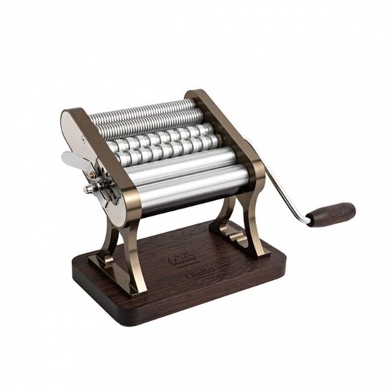 Pasta Machine - Aluminium en Hout - Champagne Kleur