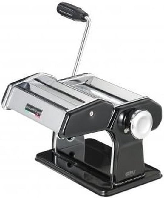 Pasta Machine Crank - Deegroller Onderdeel - Zelf Pasta Maken - Roestvrij Staal - 1 Schijf - Zwart