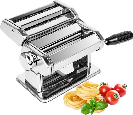 Pasta Machine Manual Pasta Maker – Stainless Steel van Merkloos