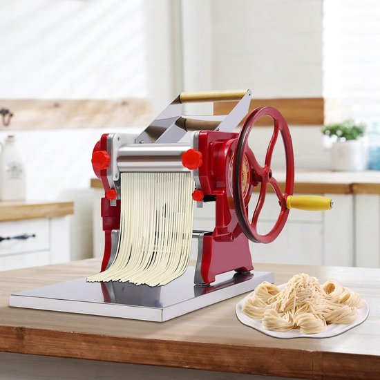 Pasta machine van roestvrij staal voor het maken van verse pasta, lasagne en tagliatelle