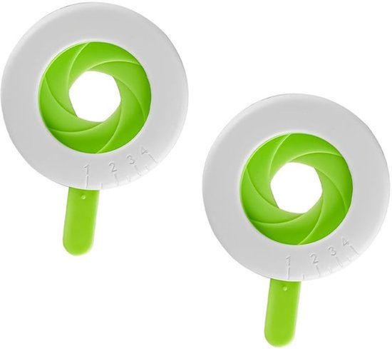 Pasta Meetinstrument Compact - Portiecontroletool - Noodle Measurer Tool - Lichtgewicht - Geschikt voor Linguine - 2 Stuks - Portiecontrole