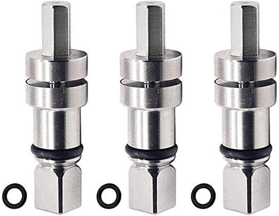 Pasta Opzetstuk Koppeling - Reserveonderdeel Mixer - Zelf Pasta Maken - CNC Bewerkte Schacht - 3-Delige Set - Metaal