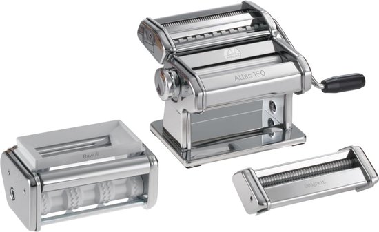 Pasta Set voor Zelfgemaakte Pasta met Verwisselbare Walsen - Maak Verse Ravioli, Spaghetti en Meer van Imperia