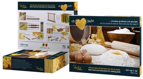 Pasta Starter Set - Inclusief Droogrek en Snijders