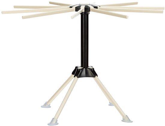 Pastacasa Pastadroger, 28 cm hoog, accessoires voor pastamachine, 6 eenheden, pastastandaard om te drogen, voor pasta, spaghettidroger, 9 x 9 x 22 cm