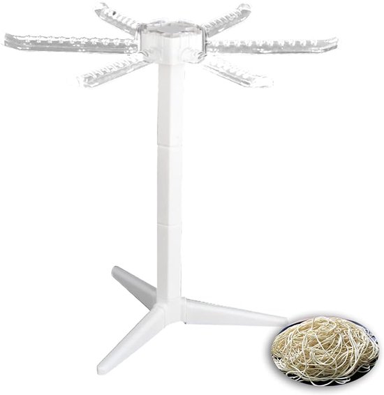 Pastadroger - Pastarek - Verse Pasta Drogen - 6 Antislip Armen - 31 x 29 cm - Wit