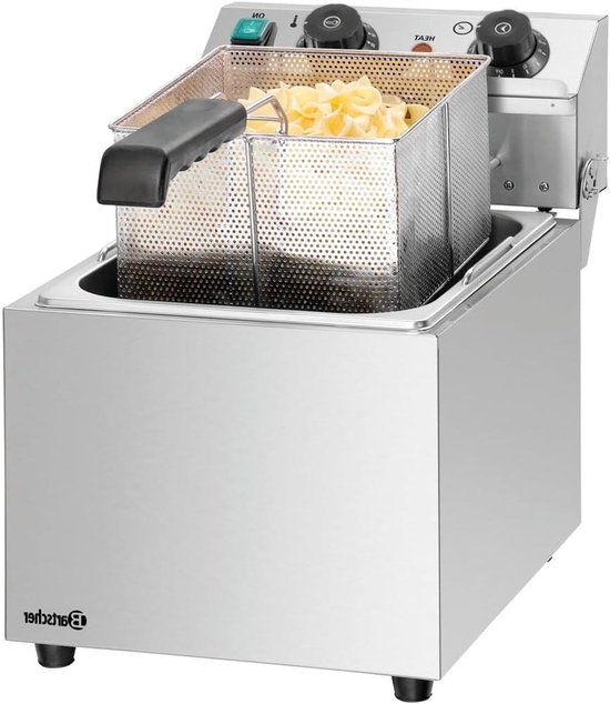 Pastakoker 8L - Pastapan Elektrisch - Professioneel Koken - Afneembaar Verwarmingselement - 8 Liter - Zilver
