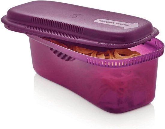 Pastakoker Magnetron - Snelle Pasta Maker - Thuis Koken - Vaatwasserbestendig - 1.9 Liter - Paars van Merkloos