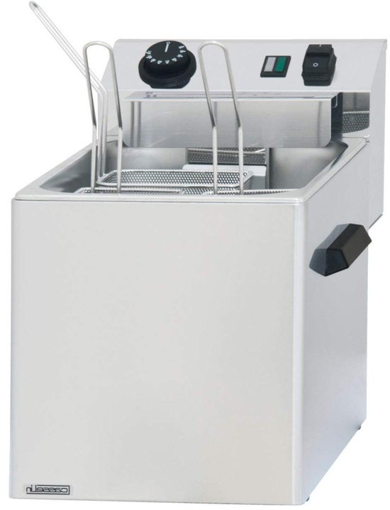 Pastakoker - Pastamaker - Thuis Pasta Maken - 3 RVS Manden - 27x42x30 cm - Roestvrij staal van Merkloos