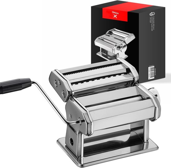 Pastamachine - Deegmaker - Zelf Pasta Maken - Roestvrij Staal - 2600 Gram - Zilverkleurig