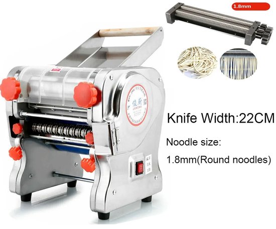 Pastamachine Elektrisch - Spaghetti Machine - Pastamaker - 1.8 mm - Round Cut van Merkloos