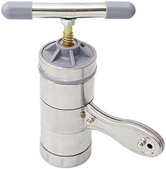 Pastamachine Handmatig - Noedelmaker Keuken - Zelf Pasta Maken - Roestvrij Staal - Maat 2 - Zilverkleurig