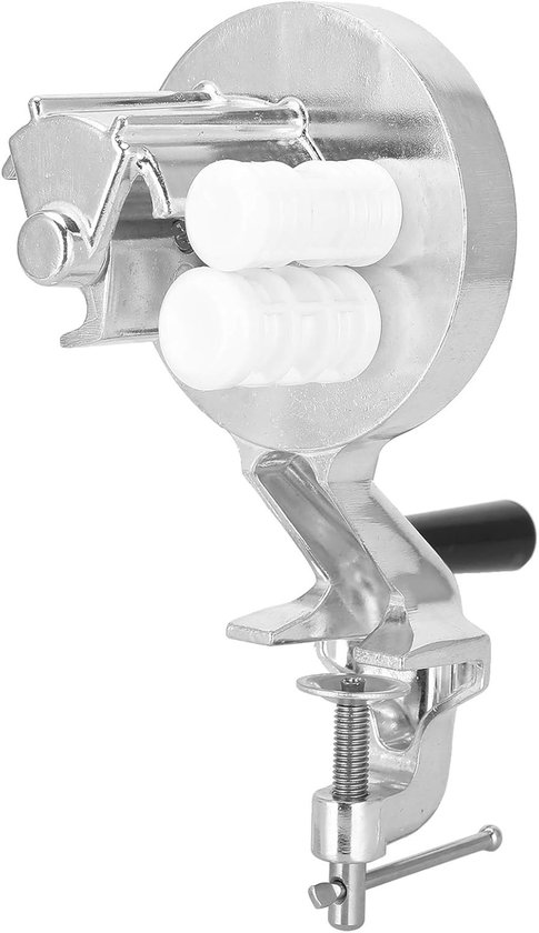 Pastamachine Handmatig - Noodle Press - Zelf Pasta Maken - Ergonomisch Ontwerp - Lichtgewicht - Zilverkleurig