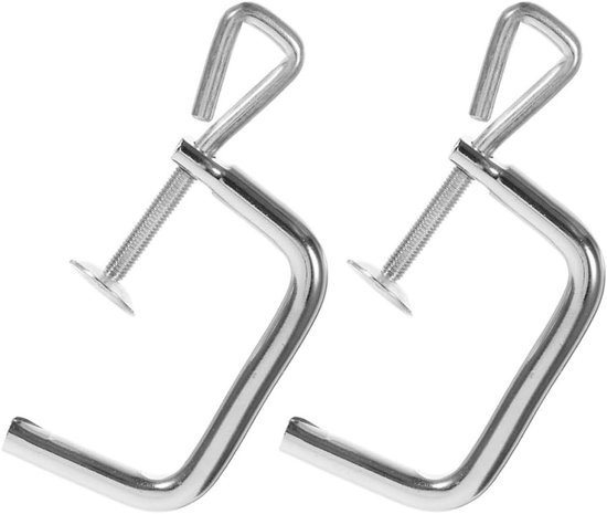 Pastamachine Handvat Set - Onderdelen Noedelmachines - Pasta Maken - Universeel Ontwerp - 2 Stuks - Zilver van Merkloos