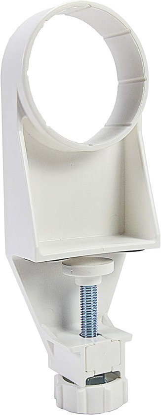 Pastamachine Houder - Tafelklem - Zelf Pasta Maken - Verstelbare Klem - 11 x 4 x 22 cm - Wit