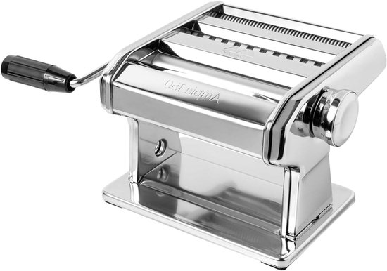 Pastamachine - Keukenmachine - Zelf Pasta Maken - 10 Dikte Regelingen - 150 mm Breed - Zilver