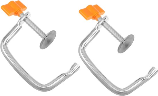 Pastamachine Klemmen - Noodle Maker Clips - Zelf Pasta Maken - Universele Pasvorm - 2 Stuks - Rood
