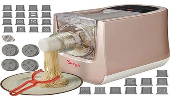 Pastamachine met 30 trafielen en automatische programma's voor verse pasta