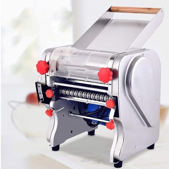 Pastamachine Noodle Machine - Deegroller Pers - Verse Pasta Maken - Roestvrij Staal - Huishoudelijk Gebruik - Zilver