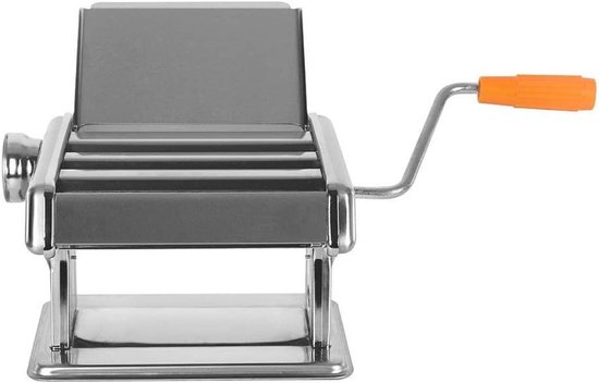 Pastamachine - Noodle Maker - Zelf Pasta Maken - Roestvrij Staal - 21 x 19.5 x 15cm - Zilver
