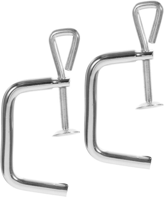 Pastamachine Onderdelen - Accessoires Set - Zelf Pasta Maken - Verstelbare Klem - 2 Stuks - Zilver