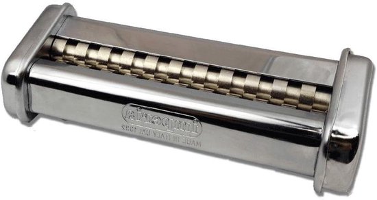 Pastamachine Opzetstuk - Fettuccine Maker - Verse Pasta Maken - Voor 7mm Lint - 18.4 cm - Chroom