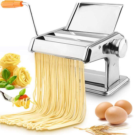 Pastamachine - RVS - Handmatig - 3-in-1