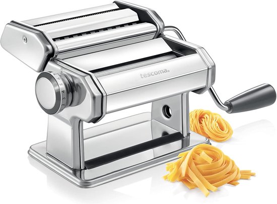 Pastamachine RVS - Pastaroller Lasagne - Zelf Pasta Maken - 7 Dikte Instellingen - 20 x 20 x 15 cm