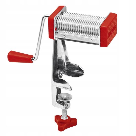 Pastamachine RVS Rood 19x9x18cm - Fijne Noedels (1mm) van Orion