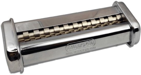 Pastamachine Snijder - Fettuccine Maker - Zelf Pasta Maken - Chrome Staal - 7mm Breedte - Goud
