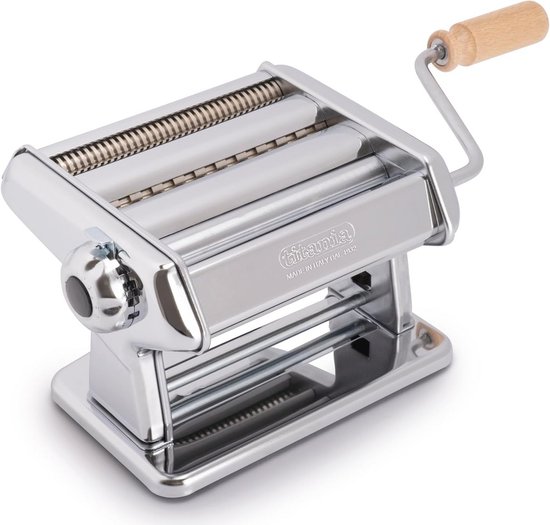 Pastamachine voor verse pasta | Handmatige bladeruitsteker voor lasagne, tagliolini en fettuccine | Gemaakt van hoogwaardig staal van Targaryenproducten